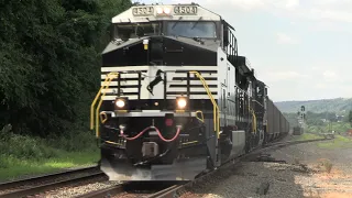 [4K] Foreign Units, Heavy Trains, and Juniata Valley Action - NS Pittsburgh Line Trip 2022