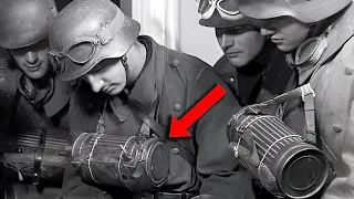 Why did the Germans wear these cylinders? Why was it needed in WW2?