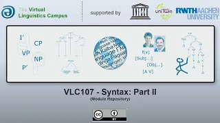 VLC107 - Syntax: Part II