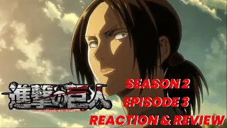 Southwestward! Attack On Titan Season 2 Episode 3 Reaction and Review!