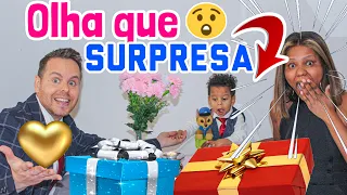 NÃO ESPERAVA POR ISSO 😱 | Olha o que o marido preparou 🎁