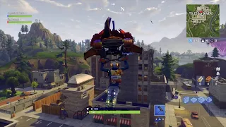 IT'S ALWAYS FUN TO LAND ON TILTED TOWERS. FORTNITE BATTLE ROYALE