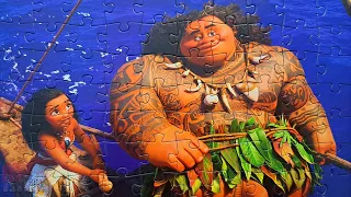 MOANA - puzzle for children from a cartoon from Disney | Merry Nika