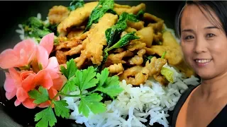 Pork & Mint Stir-Fry | Chinese Style Cooking Recipe