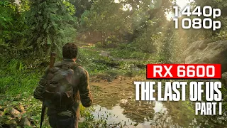 RX 6600 The Last of Us Part 1 - 1080p - 1440p