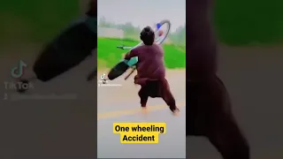 one wheeling accident #foryou #trendingshorts #viral #trending #bike