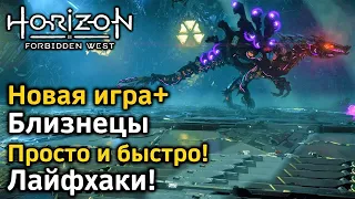 Horizon Forbidden West | Близнецы | Новая игра+ Сверхвысокий уровень | Как быстро пройти | Лайфхаки