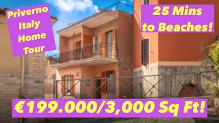 Priverno Property Tour: €199K Italian Home With Breathtaking 240° Terrace Views | BradsWorld.It