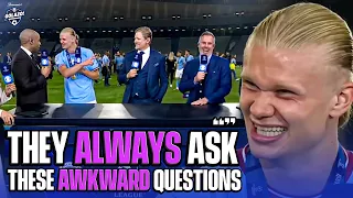 Erling Haaland jokes with Henry, Micah & Carra after UCL win! 😆 | CBS Sports Golazo | UCL Today