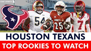 TOP Texans Rookies To Watch At Texans Rookie Minicamp: Jawhar Jordan, Blake Fisher & Calen Bullock