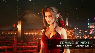 Interview with Briana White, the voice of Aerith (FF7R) - Pomline Replay