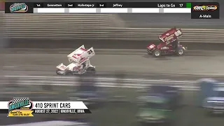 Knoxville Raceway 410 Highlights #1 / August 27, 2022