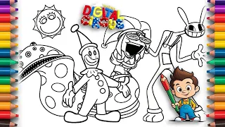 🎨 Digital Circus Coloring Book 🖌️ Drawing the incredible characters of the Amazing Digital Circus ✏️