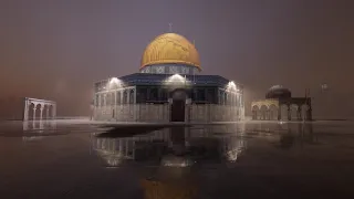 A full hour of rain in Jerusalem to relax