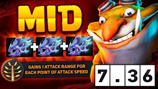 Max Attack Speed + Range Techies 🔥🔥🔥 New Meta For 7.36 32 Kills | Dota 2 Gameplay