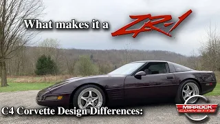What makes it a ZR-1, C4 Corvette Design Differences