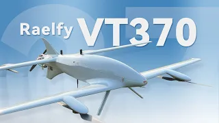 10 hours flight time and 8kg payload! Raefly VT370 Gasoline&Electric Hybrid VTOL UAV! Big Drone