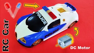 Convert Lamborghini police car into remote control car