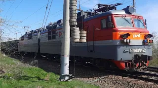 ВЛ80С-1422 (ТЧЭ-6 Батайск) с контейнерным поездом