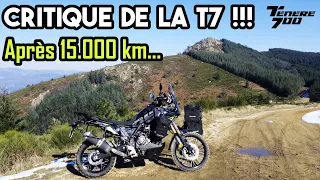 Test Yamaha Ténéré 700 après 15000km - Essai de la T7 sur route, en off-road et en road trip