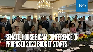 Senate, House bicam conference on proposed 2023 budget starts