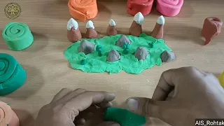 Clay Time | Mountain, hill, valley, plateau, plain | different land forms | Science project