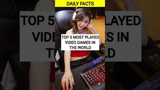 Top 5 most played video games in the world 🎮 #shorts #games #gamer