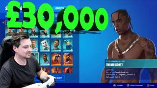 TRUMAnn - My £30,000 Fortnite Locker! OG Skins, Including RARE Travis Scott Skin (VERY RICH LOCKER)