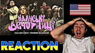 UKRANIAN AMERICAN Reacts To - KALUSH - Калуські вечорниці (feat. Tember Blanche)