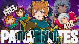 Shield Hero Collab Part 2 Global Patch Notes! SO MUCH FREE STUFF!