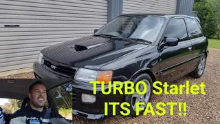 Turbo Toyota GT Starlet Build and Joy Ride - (Its Fast and Fun)