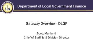 DLGF Webinar - Gateway Overview 2021