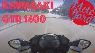 Kawasaki GTR 1400 в движении. Пробег 15083 км