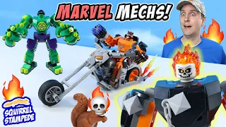 LEGO Marvel Mech Armor Ghost Rider Hulk Rocket & Thanos Review 2023