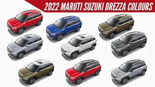 2022 Maruti Suzuki Brezza - All Colour Options - Images | AUTOBICS