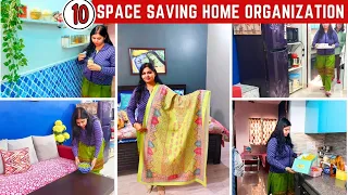 SPACE SAVING Homemaking 🏡 Tips✅️ |  बिना परेशानी घर रहेगा Organized | Home & Kitchen Organization