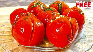 How to Make Pickled Tomatoes | Stuffed Pickled TOMATOES