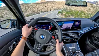 2023 BMW M3 Competition xDrive Edition 50 Jahre - POV Canyon Drive (Binaural Audio)