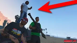 HIS FIRST TIME WITH MODDERS! l GTA 5 Modder Life #44 (Super Jump, SPORT MODE, & FUNNY MOMENTS)