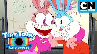 Babs and Buster's Mischievous Hair Gel Prank | Tiny Toons Looniversity | Cartoon Network
