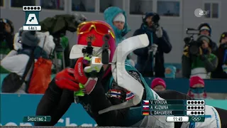 OG-2018. Laura Dahlmeier - olympic champion in pursuit