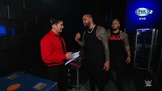 Jimmy Uso ataca al personal del Backstage - WWE Smackdown 29/09/2023 (En Español)