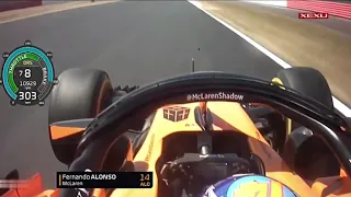 Fernando Alonso onboard - 2018 British GP