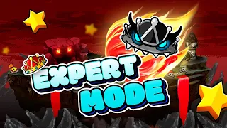 This is EXPERT mode in Geometry Dash