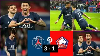 psg vs lille 3 - 1 full goal Extended Highlight And All Goals HD