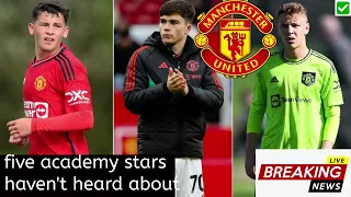 Manchester United have another five academy stars who you probably haven't heard about