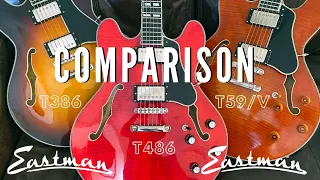 Eastman T386, T486 & T59/V Comparison Video.  How Do They Differ?