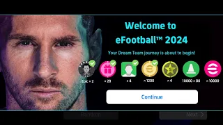 2 EPICS & 1200 EFOOTBALL COINS | BEST TIME TO CREATE NEW ACCOUNTS IN EFOOTBALL 2024 MOBILE