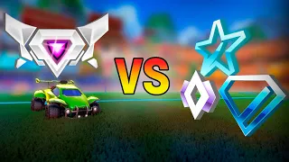 ССЛ ПРОТИВ чемпиона, даймонда и платины | Рокет лига 1vs3 челендж | Rocket league | Битва рангов