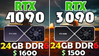 RTX 4090 vs RTX 3090 | I9 12900K - BENCHMARK TEST IN 10 GAMES